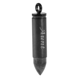 Maxbell Stainless Steel Bullet Shape Cross Cremation Urn Memorial Pendant aunt