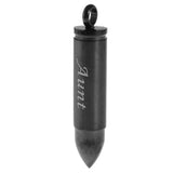 Maxbell Stainless Steel Bullet Shape Cross Cremation Urn Memorial Pendant aunt