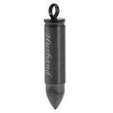 Maxbell Stainless Steel Bullet Shape Cross Cremation Urn Memorial Pendant husband