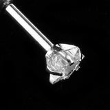 Maxbell 8 Pieces Stainless Steel Star Zircon Crystal Labret Lip Ear Earring 16g Stud
