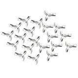 Maxbell 20 Pieces Silver Mini Tree Pendant Loose Beads Finding Making Accessories
