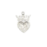 Maxbell 20Pcs DIY Handmade Craft Vintage Alloy Jewelry Accessory Heart Crown Pendant