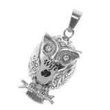 Maxbell Chubby Perched Crystal Owl Bird Memorial Keepsake Ash Urn Pendant Wife