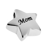 Maxbell Stainless Steel Star Memorial Pendant Ashes Urn Cremation Jewelry Mom