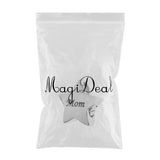 Maxbell Stainless Steel Star Memorial Pendant Ashes Urn Cremation Jewelry Mom