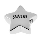 Maxbell Stainless Steel Star Memorial Pendant Ashes Urn Cremation Jewelry Mom