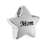 Maxbell Stainless Steel Star Memorial Pendant Ashes Urn Cremation Jewelry Mom