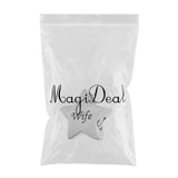 Maxbell Stainless Steel Star Memorial Pendant Ashes Urn Cremation Jewelry Wife