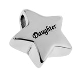 Maxbell Stainless Steel Star Memorial Pendant Ashes Urn Cremation Jewelry Daughter