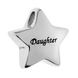 Maxbell Stainless Steel Star Memorial Pendant Ashes Urn Cremation Jewelry Daughter