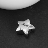 Maxbell Stainless Steel Star Memorial Pendant Ashes Urn Cremation Jewelry Aunt