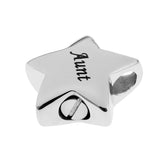 Maxbell Stainless Steel Star Memorial Pendant Ashes Urn Cremation Jewelry Aunt