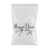 Maxbell Silver Brass Airplane Aircraft Shape Unique Cufflinks Mens Chic Cuff Links