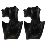 Maxbell Women 925 Sterling Thin Lightweight Cross Beads Chain Neckalce 18'' Silver