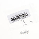 Maxbell 925 Sterling Silver Multi Strand Slide Clasps Jewelry Connectors 3 Strand