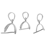 Maxbell 925 Sterling Silver Pinch Clip Bail Clasp Charm Bead Pendant Connector 5.5mm