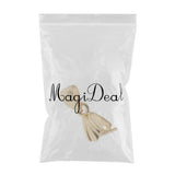 Maxbell 925 Sterling Silver Pinch Clip Bail Clasp Charm Pendant Connector Gold 5.5mm