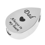 Maxbell Always in My Heart Waterdrop Urn Memorial Ash Keepsake Pendant Dad
