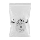 Maxbell Always in My Heart Waterdrop Urn Memorial Ash Keepsake Pendant Sister