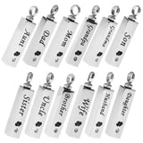 Maxbell Stainless Steel Cube Urn Memorial Ash Keepsake Cremation Pendant Dad