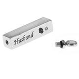 Maxbell Stainless Steel Cube Urn Memorial Ash Keepsake Cremation Pendant Husband