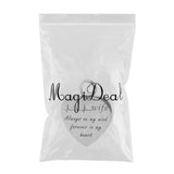 Maxbell Stainless Steel Heartbeat ECG Cremation Urn Memorial Pendant Wife
