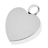 Maxbell Stainless Steel Heartbeat ECG Cremation Urn Memorial Pendant Wife