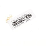 Maxbell 5pcs 6mm Flower Cap 925 Sterling Metal Earring Bracelet End Cap Yellow