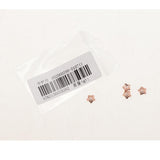 Maxbell 5pcs 6mm Antique Flower Cap 925 Sterling Loose Beads End Cap Rose Gold