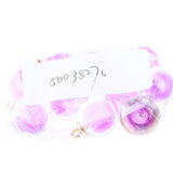 Maxbell 10x Clear Multicolor Round Crystal Glass Ball Pendant Christmas Gifts Purple