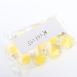 Maxbell 10pcs Multicolor Crystal Ball Charms Pendant Christmas Embellishment Yellow