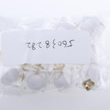 Maxbell 10x Transparent Polygonal Multicolor Crystal Pendant Christmas Gift White