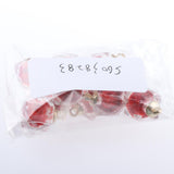 Maxbell 10x Transparent Polygonal Multicolor Crystal Pendant Christmas Gift Wine Red