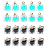 Maxbell 10x Square Multicolor Crystal Ball Pendant Christmas Decorations Light Blue