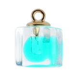 Maxbell 10x Square Multicolor Crystal Ball Pendant Christmas Decorations Light Blue