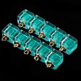 Maxbell 10x Square Multicolor Crystal Ball Pendant Christmas Decorations Light Blue