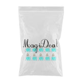 Maxbell 10x Square Multicolor Crystal Ball Pendant Christmas Decorations Light Blue