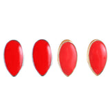 Maxbell 2 Pcs Vampire Fangs Teeth Gril l Hip Hop Grill Hollowen Accessory Gold