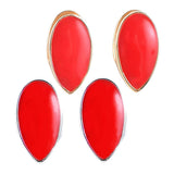 Maxbell 2 Pcs Vampire Fangs Teeth Gril l Hip Hop Grill Hollowen Accessory Gold