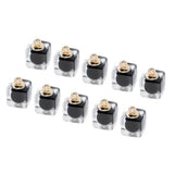 Maxbell 10x Square Multicolor Crystal Ball Pendant Christmas Decorations Black