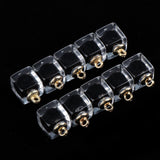 Maxbell 10x Square Multicolor Crystal Ball Pendant Christmas Decorations Black