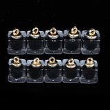 Maxbell 10x Square Multicolor Crystal Ball Pendant Christmas Decorations Black