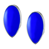 Maxbell 2 Pieces Blue Sharp Fang Teeth Halloween Cosplay Grills Platinum Plated