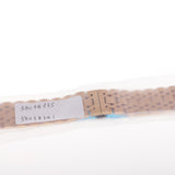 Maxbell Stainless Steel Watch Band Butterfly Folding Clasp 24mm Rose Gold
