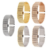 Maxbell Multi Ends Watch Wristband Stainless Steel Adjustable Links Silver