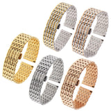 Maxbell Multi Ends Watch Wristband Stainless Steel Adjustable Links Silver