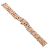 Maxbell Multi Ends Watch Wristband Stainless Steel Adjustable Links Rose Gold