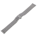 Maxbell Watch Band Wristband Stainless Steel Adjustable Links 22mm Silver