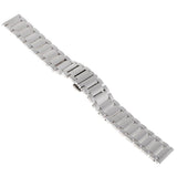 Maxbell 22mm Universal Stainless Steel Watch Band for Huawei Replace Strap Silver