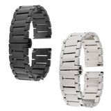 Maxbell 22mm Universal Stainless Steel Watch Band for Huawei Replace Strap Silver